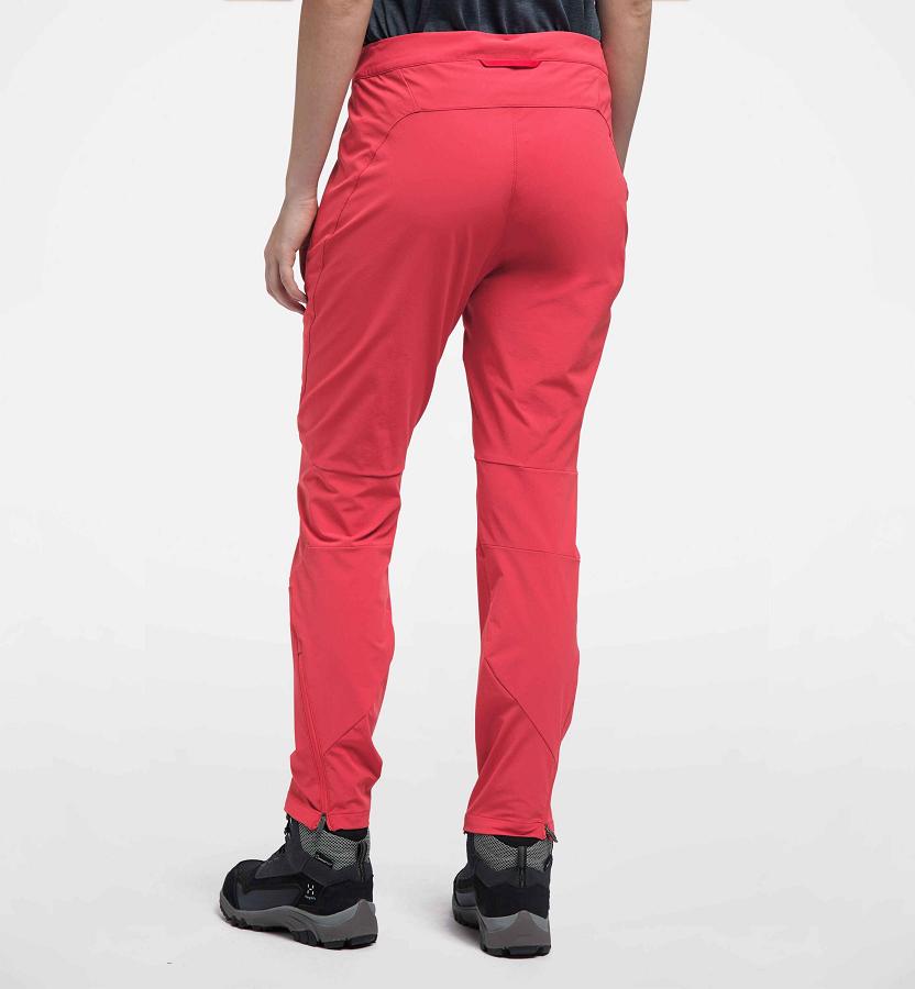 Haglöfs Womens Lizard Hiking Pants Red New Zealand 39461GVLW